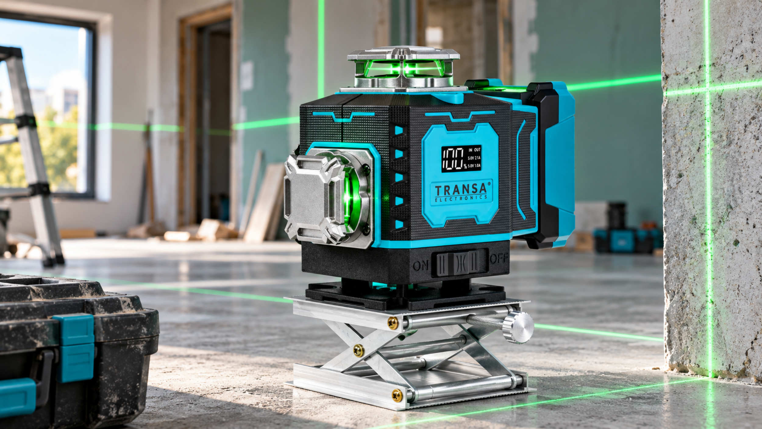 Poziomica laserowa Level4D 4D 16 linii 360° Transa Electronics